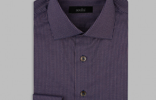 Twill Purple Stripe