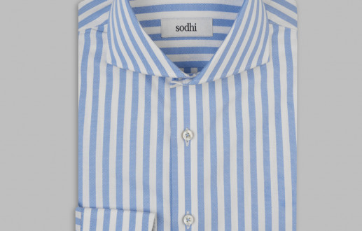 Royal Oxford Blue Stripes