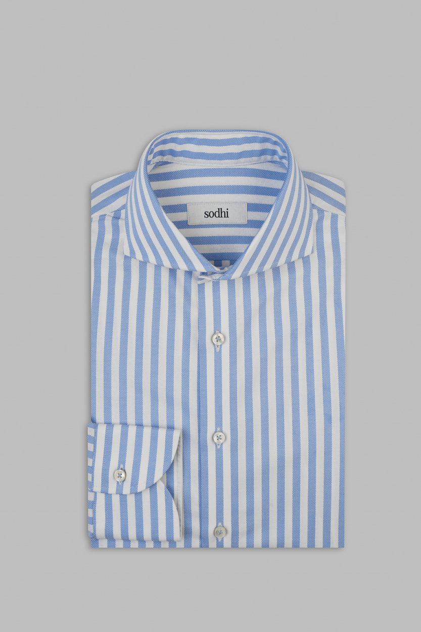 Royal Oxford Blue Stripes